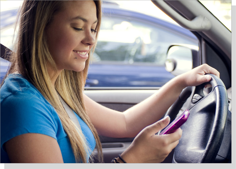 Driving while distracted